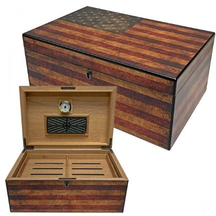 Humidor: Old Glory (100 Capacity)