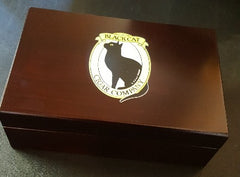 Humidor: Black Cat Small Desk Top & Traveler